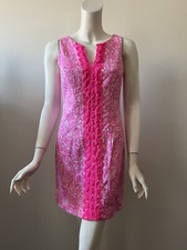 Lilly Pulitzer for Target Pink See Ya Later Sleeveless Cotton Shift Mini Dress 2
