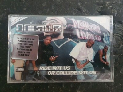 SEALED HYPE STICKER MEGA RAR VINTAGE RAP TAPE TUPAC 2PAC OUTLAWZ CASSETTE ALBUM