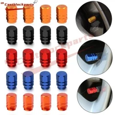 4pcs Aluminum Car Tire Valve Caps Tyre Valve Stem Cover Air Dust Wheel Rim Caps