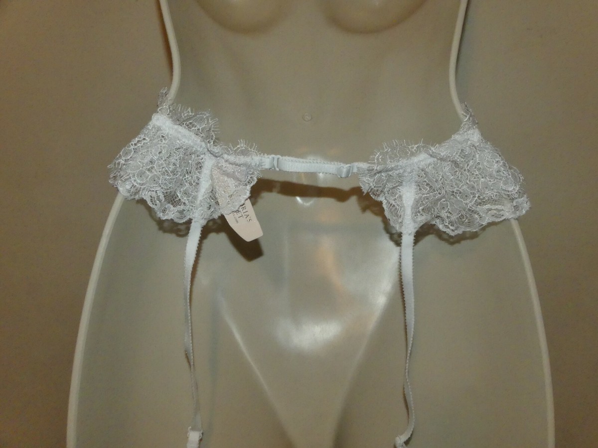 Victoria's Secret garter belt white lace with bling rhinestones XS/S NWT | eBay Victoria's Secret garter belt white lace with bling rhinestones XS/S NWT | eBay