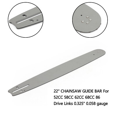 22'' CHAINSAW GUIDE BAR 0.325'' 0.058 Guage Für 52CC 58CC CHAINSAW 5200 5800