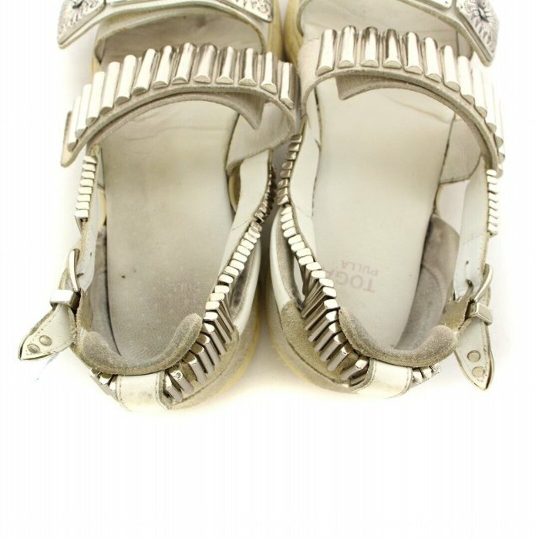 TOGA PULLA Metal Sneaker Sandals SANDAL Comfort 37 24.0 cm Silver  