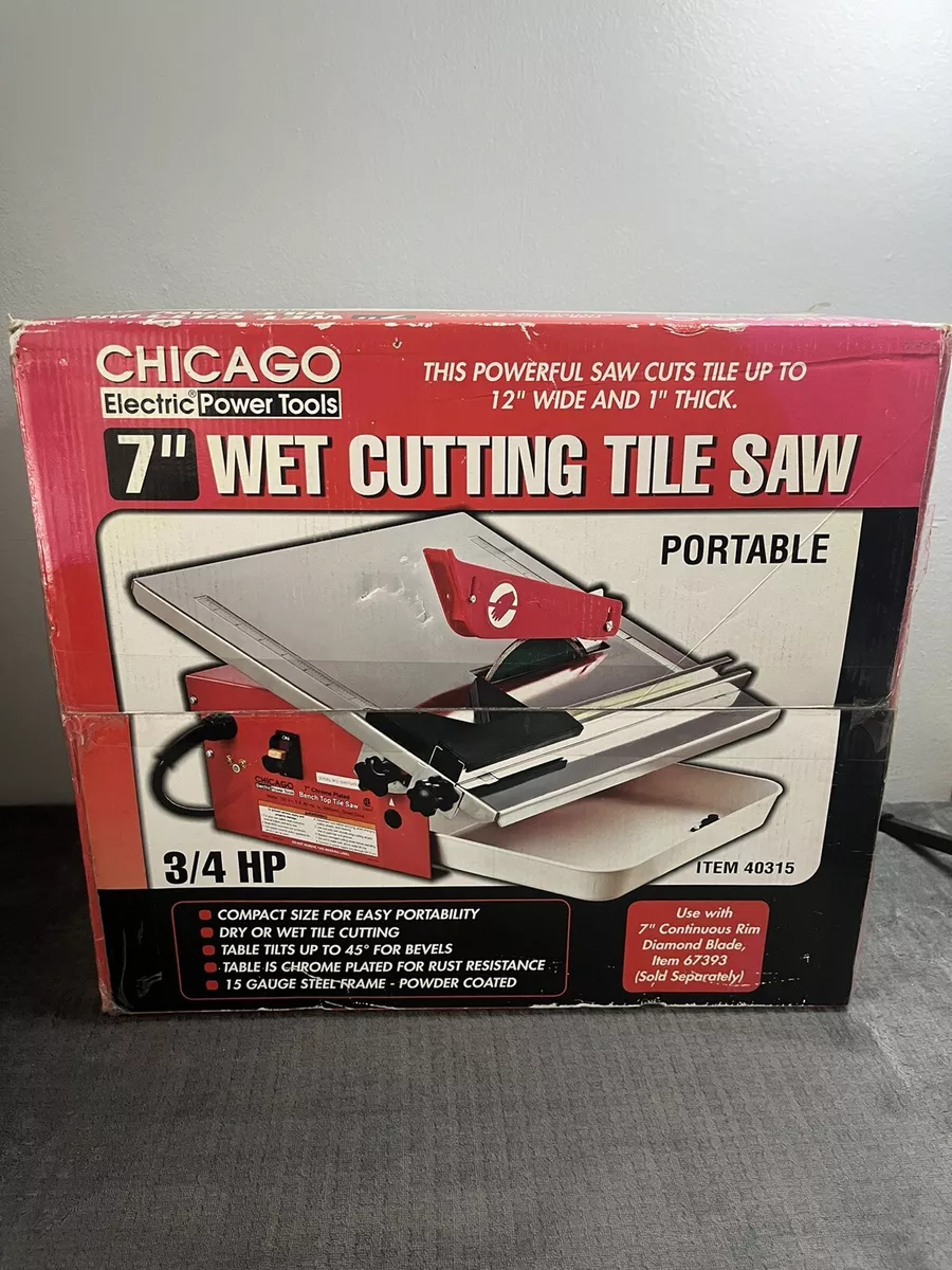 Chicago tools tile saw deals