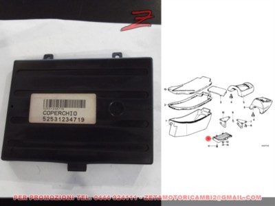 sportello Flap originale BMW R100 R60 R65 R75 R80 R90 52531234719 