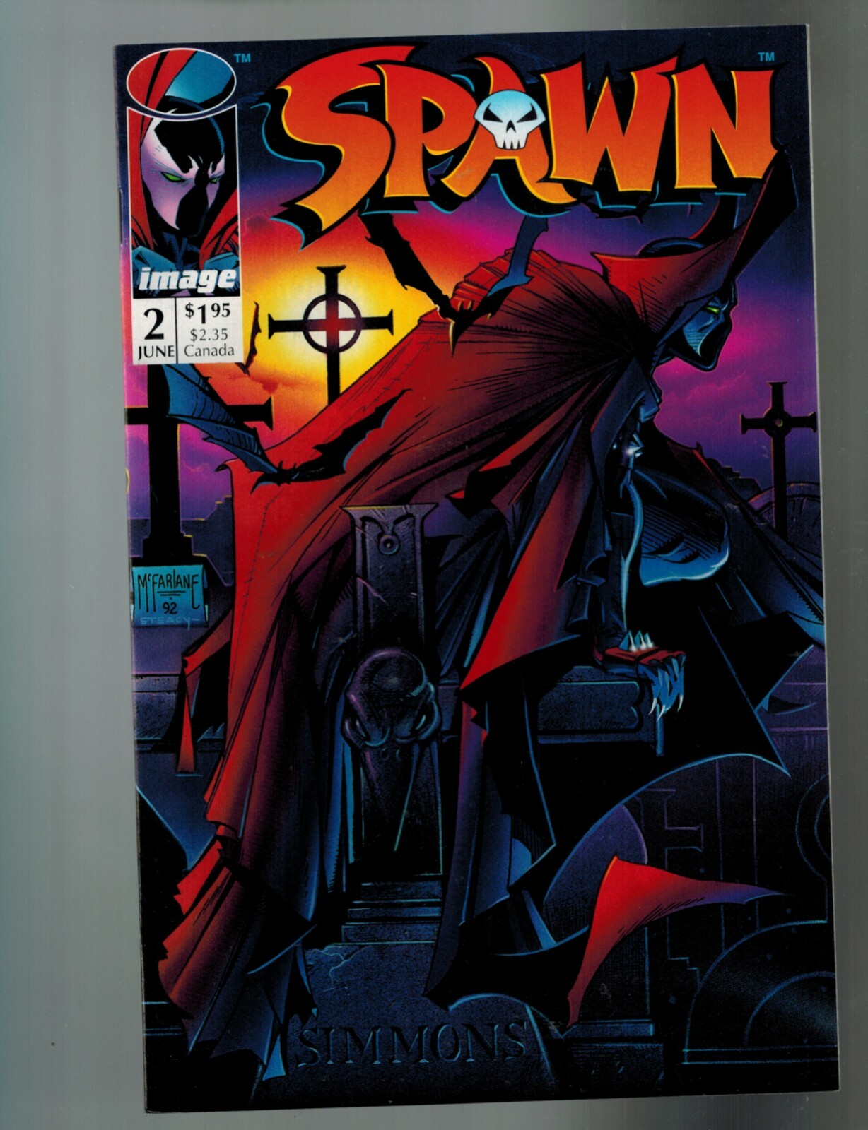 Spawn 2 7 8 10 12 (Image) 1st Print 1st Violator Todd McFarlane VF+ or Better LB