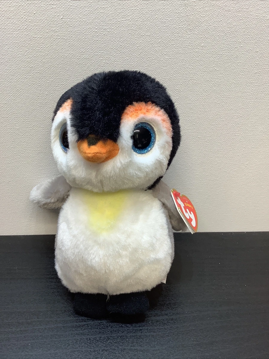 Ty Orginal Beanies Plush Penguin Soft Toy Pongo Collectable 7 Inch