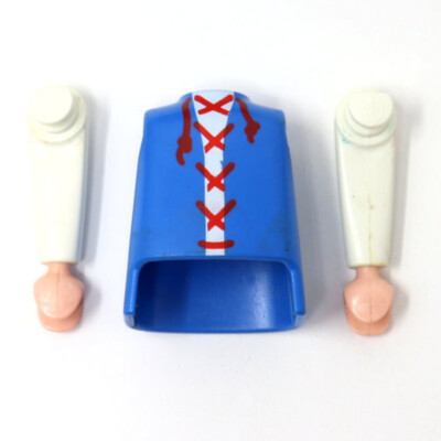 PLAYMOBIL  Ersatzteile 1x Oberteil, 2x Arme Körper Robinhood Figur Zubehör _eo8