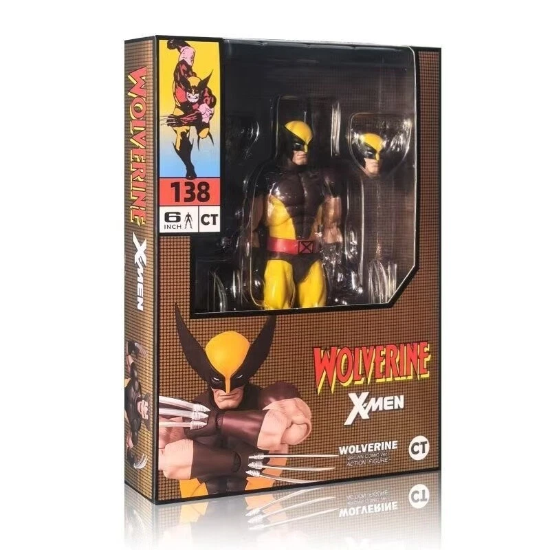 Boneco de ação CT Toys MAF No.138 X-MEN Wolverine terno marrom versão quadrinhos (EM ESTOQUE) - Imagem 2 de 4