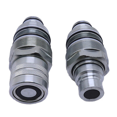 Hydraulic Quick Connect Coupler – Replaces Kubota V0511-77140 V0511-77150 For SVL75 SVL90