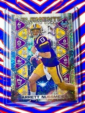 2024 Bowman Best U Garrett Nussmeier Elements Of The Game Speckle SP EG-17 LSU