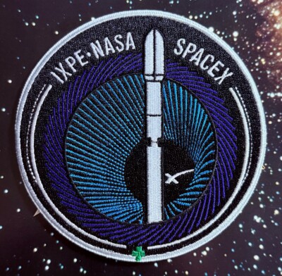 IXPE AUTHENTIC SPACEX SPACE X EMPLOYEE X MARKED PATCH   & PROOF