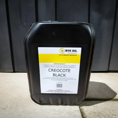 RYE OIL LTD CREOCOTE BLACK 20 Litre Stain Creosote Substitute Oil Based.