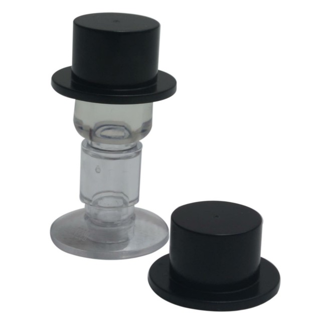 2 NEW LEGO Minifigure, Headgear Hat, Top Hat Black eBay