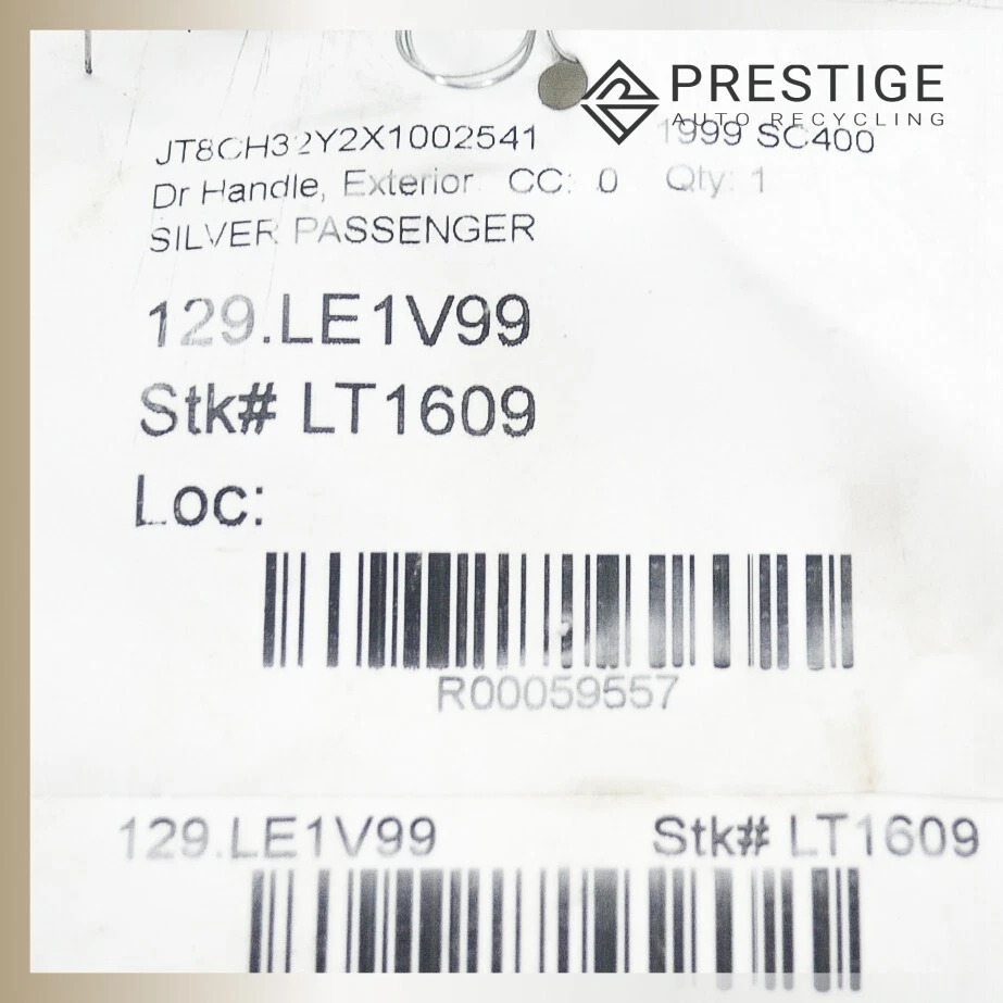 Manija de puerta exterior delantera derecha Lexus SC300 SC400 1998-2000 69210-24040-B1 Foto 4 de 4