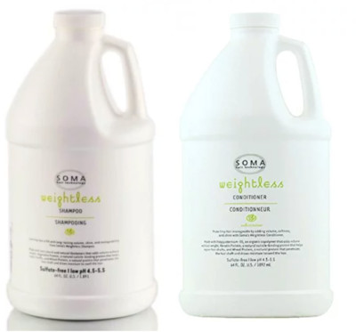 SOMA Weightless Shampoo & Conditioner 64fl.oz (Half Gallon)-with 2 Pumps