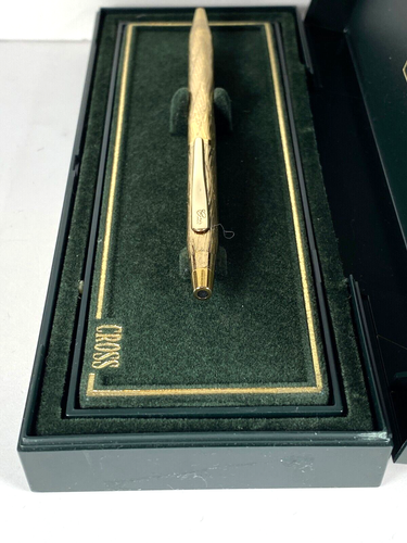 JWL #402-3 CROSS 23K ELECTROPLATED GOLD JEWELERS STREAMERS DESIGN PEN - Picture 4 of 10