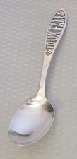 antique Sioux Falls SD Sterling Silver Souvenir Spoon Weidlich cutout handle
