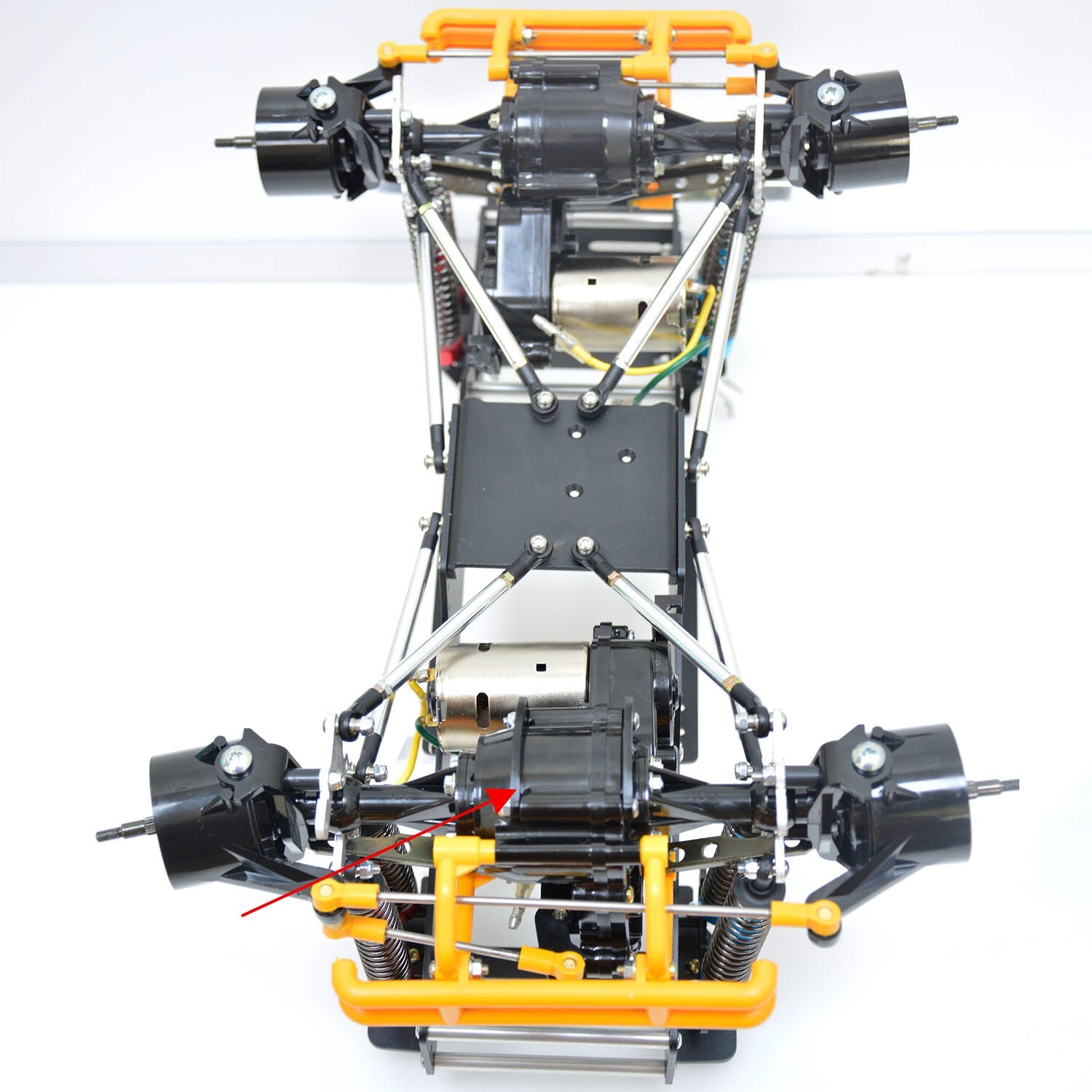 Tamiya Clod Buster Bull Head 4WD Alloy Wheels Cover Set E Style - Foto 4