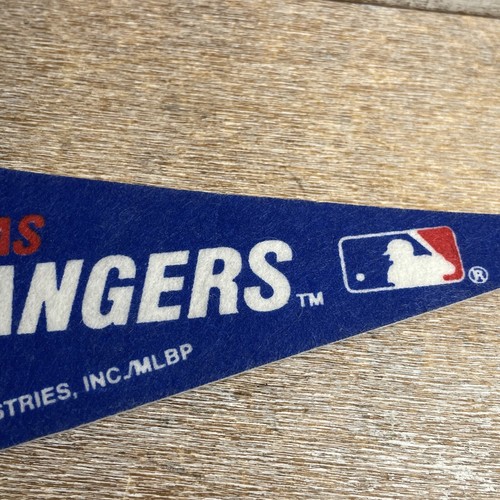 MLB Texas Rangers Baseball Wall Pennants 9" x 4" Mini Felt Flag READ BELOW - Picture 10 of 16