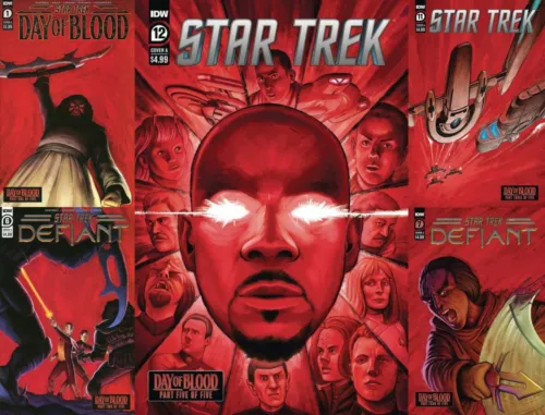 STAR TREK DAY OF BLOOD PARTS 1 2 3 4 & 5 FULL DEFIANT CROSSOVER 