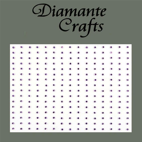 240 x 1mm Diamante Self Adhesive Rhinestone Craft Gems - Choose from 19 Colours - Picture 13 of 19