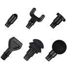 Replaceable Massage Gun Heads 6 Pack - Muscle Massager Accessories Set