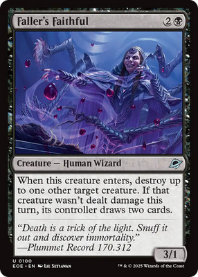x1 Faller's Faithful EOE Edge of Eternities MTG 100 M/NM 1x