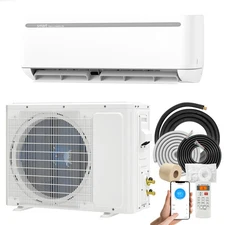 12000 BTU Mini Split Air Conditioner Heat Pump System Wifi Enabled 20 SEER2 115V