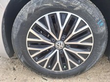 Wheel 16x6-12 Alloy Black Painted Pockets Fits 19-21 Jetta 3946008