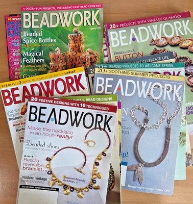 Beadwork Magazine Bead Jewelry Projects 22 Issues Vintage 1999 to 2008
