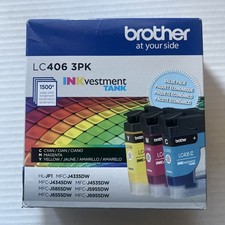 Brother INKvestment LC4063PK Original Ink Cartridge - Cyan, Magenta, Yellow