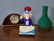 Patriotic Uncle Sam figurine and business card holder - Celebrating 250 years!