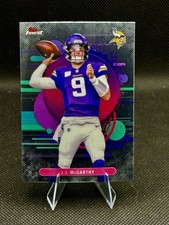J.J. McCarthy Uncommon 2025 Topps Finest #141 Minnesota Vikings
