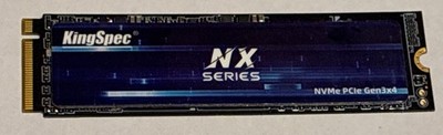 KingSpec NX Series 1TB M.2 2280 NVMe PCIe Gen 3.0 x4 SSD (NX-1TB 2280) Tested
