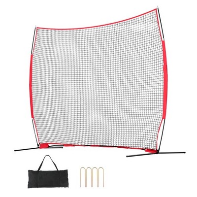 Uimoso Barrikade Backstop Netz Ballsport Softball Übungsnetz 393x140x275cm