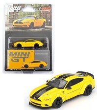 Mini GT 1:64 LB-WORKS Ford Mustang Triple Yellow Diecast Model Car MGT01077