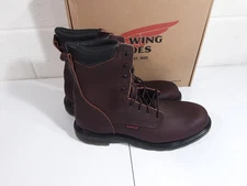 Red Wing Men's 608 Leather Work Boot Size 16 D  Brand New Made In USA 