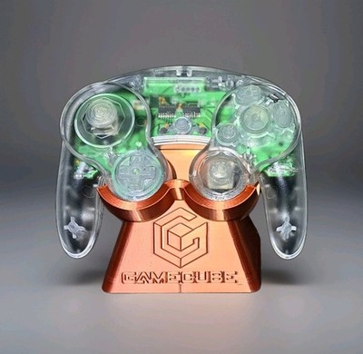 NEW - NINTENDO Gamecube RETRO Video Game Controller  CLEAR - WIRED Sale 