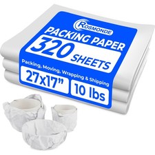 Packing Paper Sheets For Moving, 27" x 17", 10 lb | 320 Sheets, Non-Printed S...