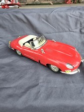 Vintage Tinplate Toy Car Specifically A Jaguar E Type Convertible Made In 1960's