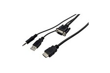 Visiontek 900824 VGA to HDMI 1.5M Active Cable M/M Video Cable