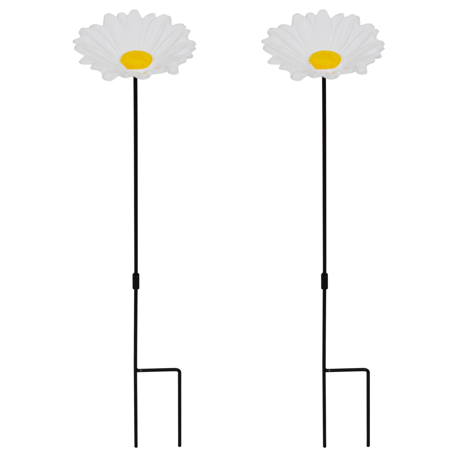 Cast Iron Bird Feeders Daisy Shaped Decorative Garden Seed & Nut Dish 2 Pack