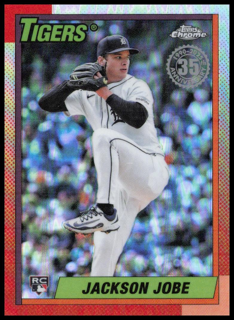 2025 Topps Chrome Update #90CU-17 Jackson Jobe 1990 Topps Chrome