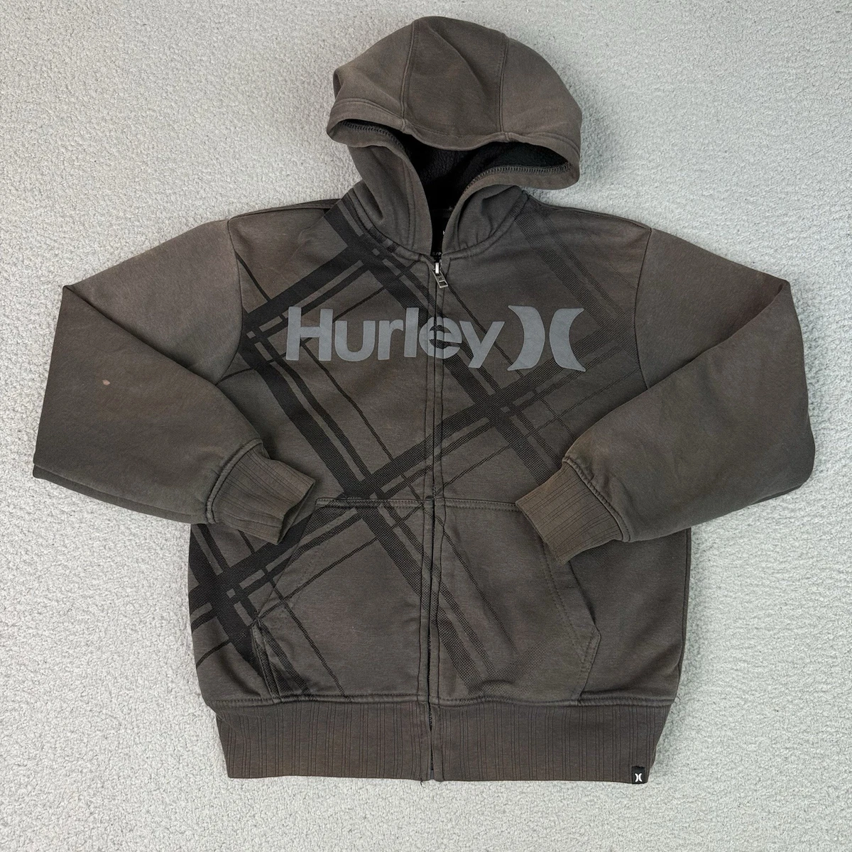 Estilo Surf Sudadera Con Capucha Hurley Icon Boxed - Hombre, Cremallera Sudadera Hurley Icon