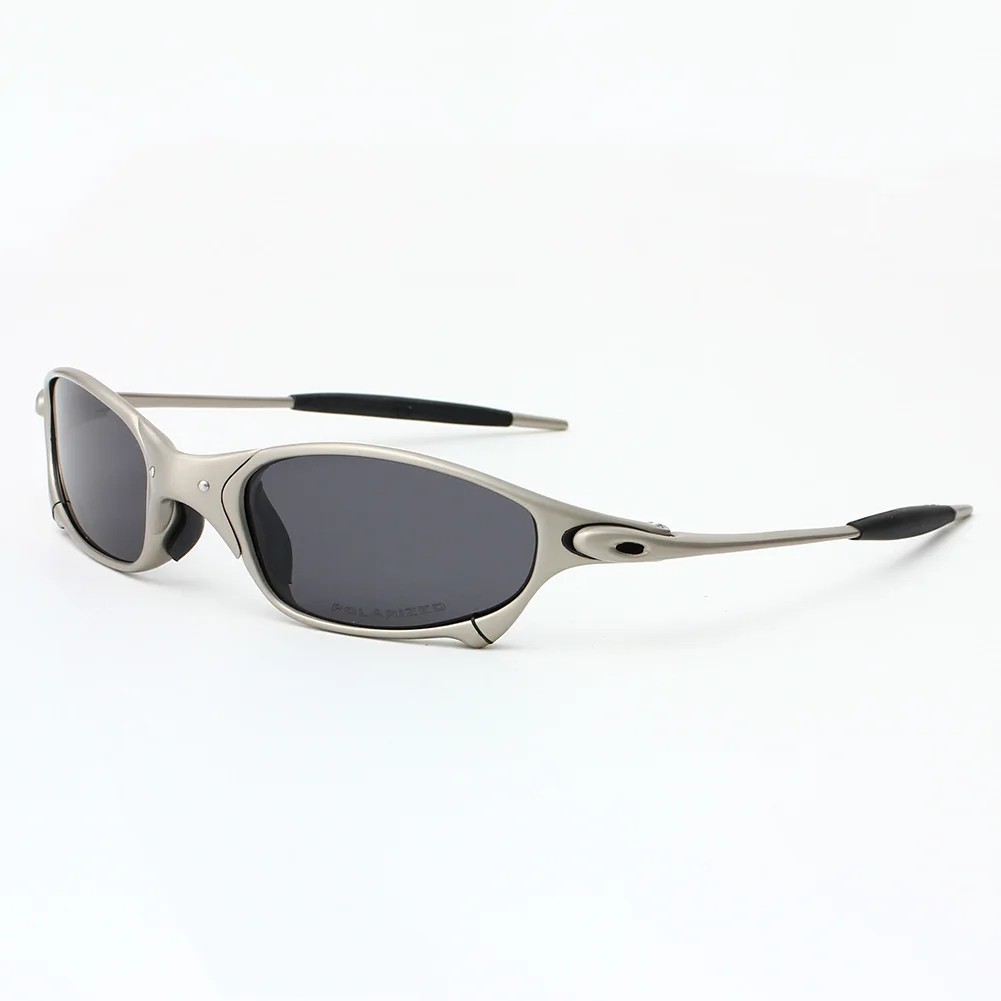 X Metal Juliet Cyclops Sunglasses UV400 Ruby Polarized Glass Titanium Goggles.