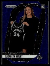 2024 Panini Prizm WNBA #140 Elizabeth Kitley Blue Velocity Prizms