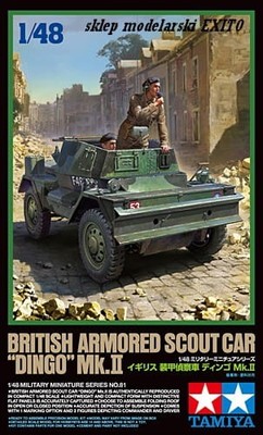 Tamiya 32581 1:48 British Armored Scout Car Dingo Mk.II