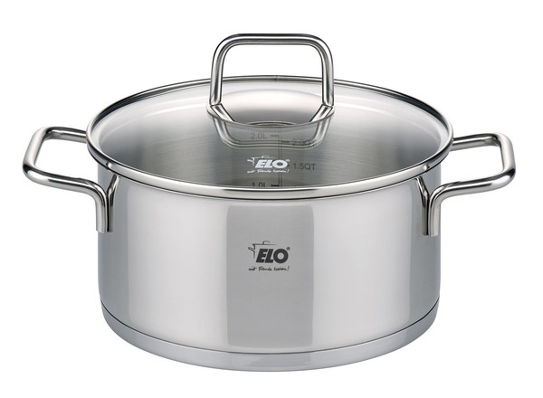 Elo Bratentopf Citrin D 20 Cm Silber Topf Universaltopf Suppentopf-image