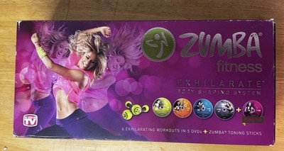 Zumba Fitness Exhilarate Body Shaping System DVD Set w/ Toning