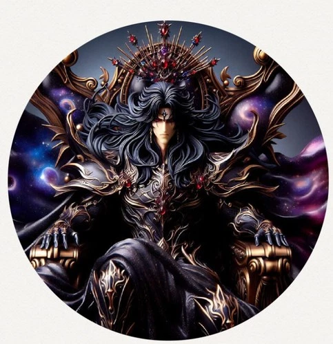 Hayleybug 1 oz Olympians Hades Keeper of Shadows silver Round w/ COA POP 15